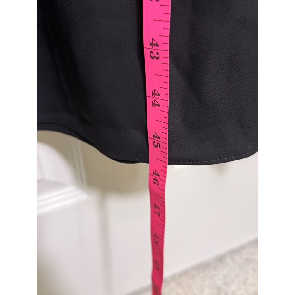 Amanda Uprichard Shanae Dress Women Size‎ M Black Tiered Halter Midi Keyhole NEW - Picture 4 of 12